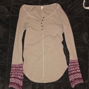 Free people long sleeve